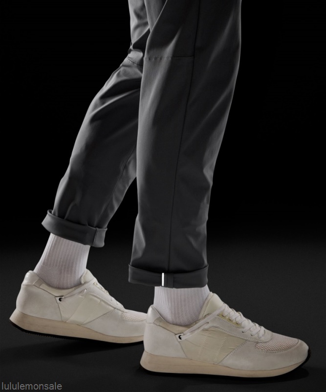 Lululemon Deutschland DELULU1009 | Lululemon Deutschland Asphalt Grau Kommission Classic-fit Hose 34 Warpstreme